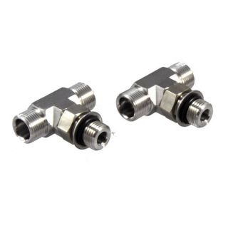 T ORB x 3/8 x 3/8 ENTREES FLEXIBLES LATERALES (x2)