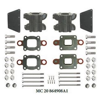KIT REHAUSSES 150MM POUR COUDE D'ECHAPPEMENT MERCRUISER V6/V8 MPI