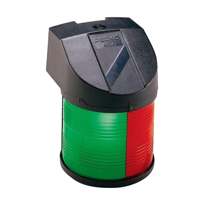 FEU DE NAVIGATION AVANT SUR CLOISON NOIR, BICOLORE