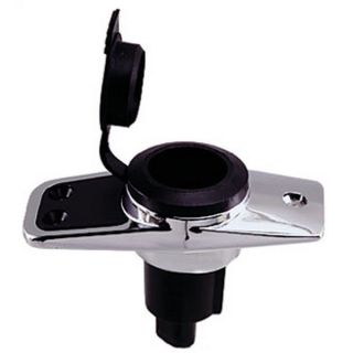 BASE 3P CHROME POUR FEU AMOVIBLE 94x44MM