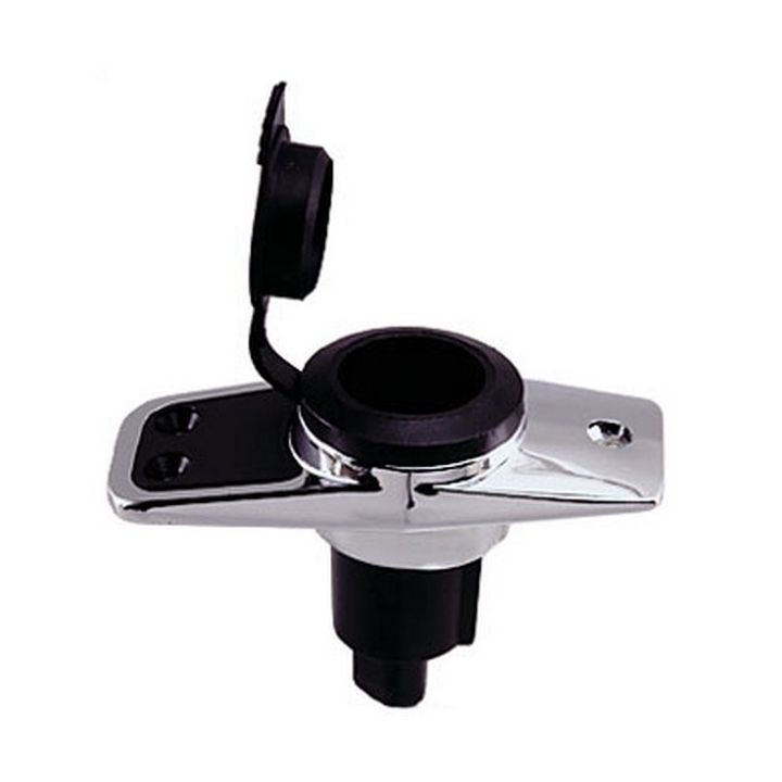 BASE 3P CHROME POUR FEU AMOVIBLE 94x44MM