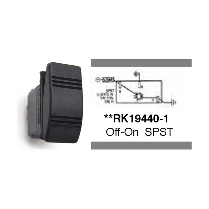 CONTACTEUR ON/OFF AVEC ECLAIRAGE