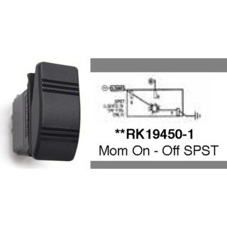 CONTACTEUR OFF/MOM AVEC ECLAIRAGE