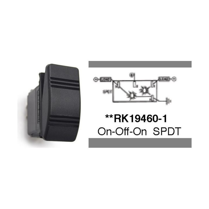 CONTACTEUR ON/OFF/ON AVEC ECLAIRAGE