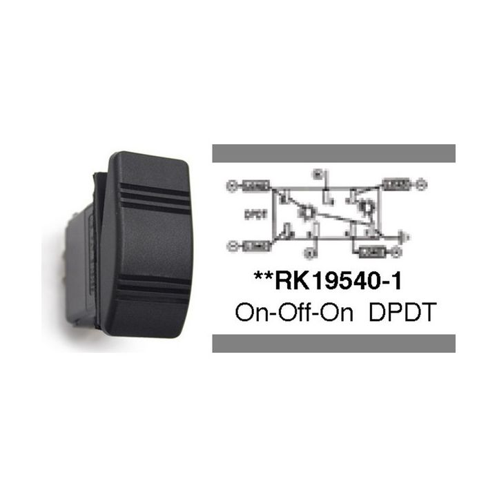 CONTACTEUR ON/OFF/ON AVEC ECLAIRAGE