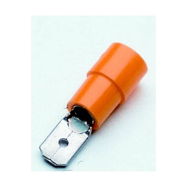 LANGUETTE PRE-ISOLEE JAUNE L 6,3 (BOITE DE 50)