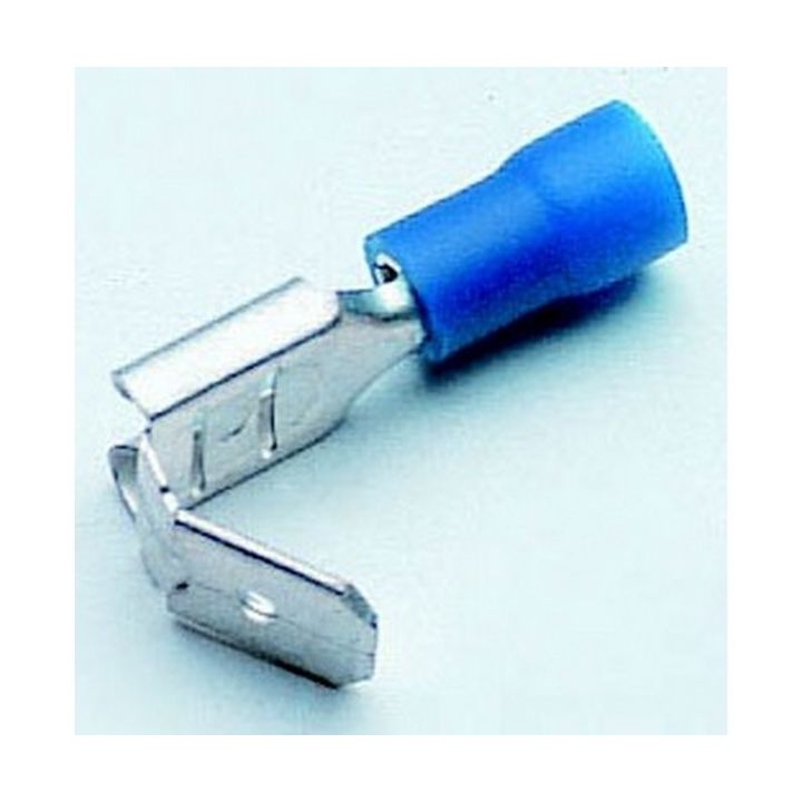 CLIPS MIXTE PRE-ISOLE BLEU L 6,3 (BOITE DE 100)