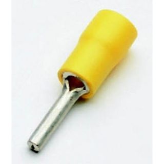 PROLONGATEUR A GOUPILLE PRE-ISOLE JAUNE (BOITE DE 50)