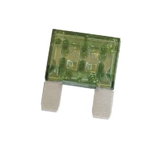 MAXI FUSIBLE PLAT A LANGUETTE VERT 30A (BOITE DE 5)