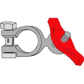 COSSE BATTERIE ECROU PAPILLON (+)