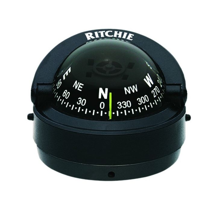 COMPAS EXPLORER S-53 NOIR A ENCASTRER Ø70MM