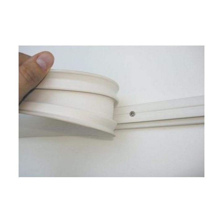 LISTON RADIAL 40 PROFIL EXTERNE BLANC - BOBINE 24M