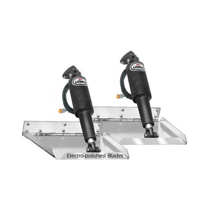 KIT FLAPS LENCO 12V EDGE MOUNT 300x460MM