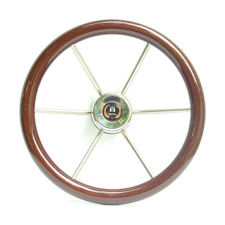 VOLANT LEADER WOOD BOIS VERNI Ø340MM