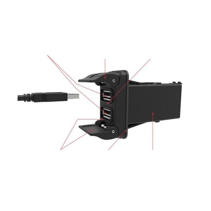 CHARGEUR 2 PORTS USB 3.15AMP