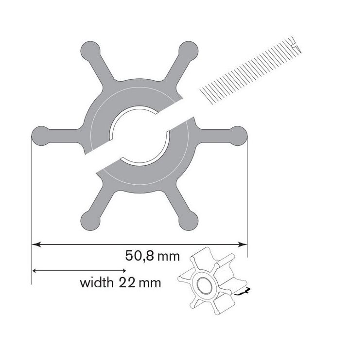 TURBINE NEOPRENE F4B-9