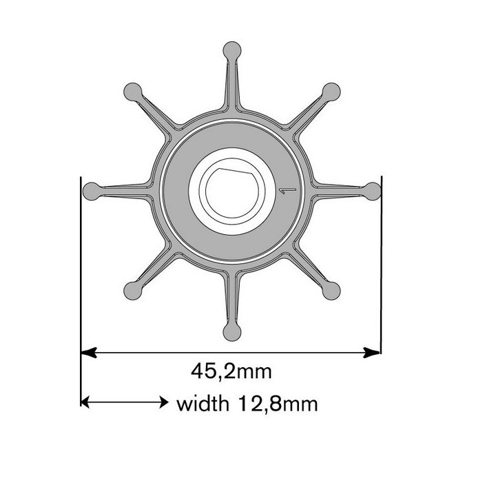 TURBINE NITRILE F3B-19