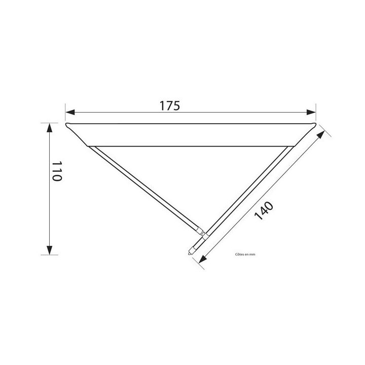 SUN TOP STD 2 ARC. 170x110x175CM BEIGE
