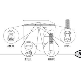 ANTIVOL EMBASE INOX SUZUKI
