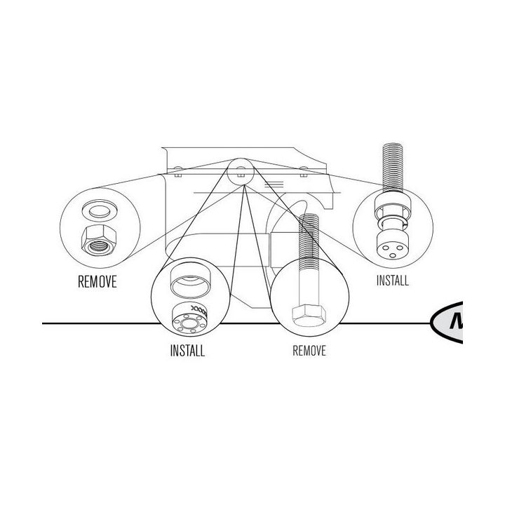 ANTIVOL EMBASE INOX SUZUKI