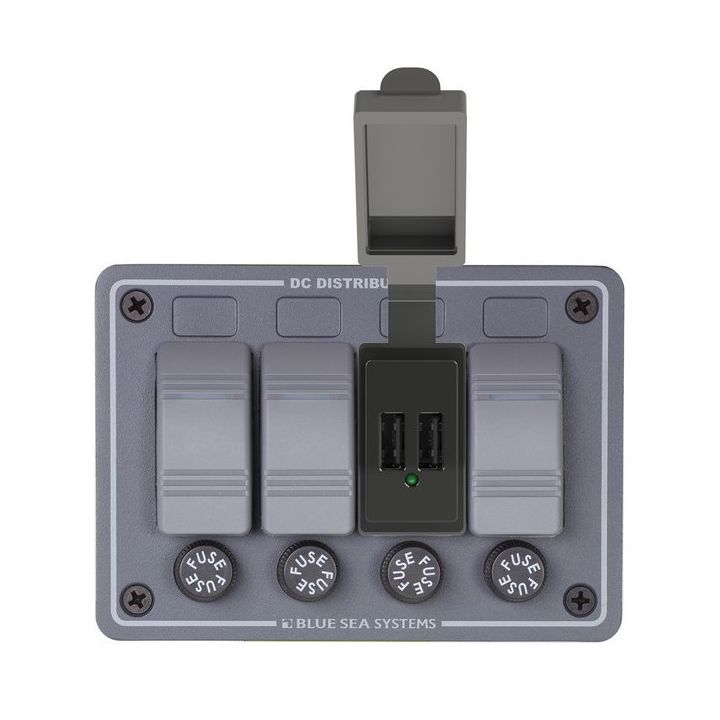 CHARGEUR 2 PRISES USB 4,8A FORMAT CARLINGSWITCH CONTURA