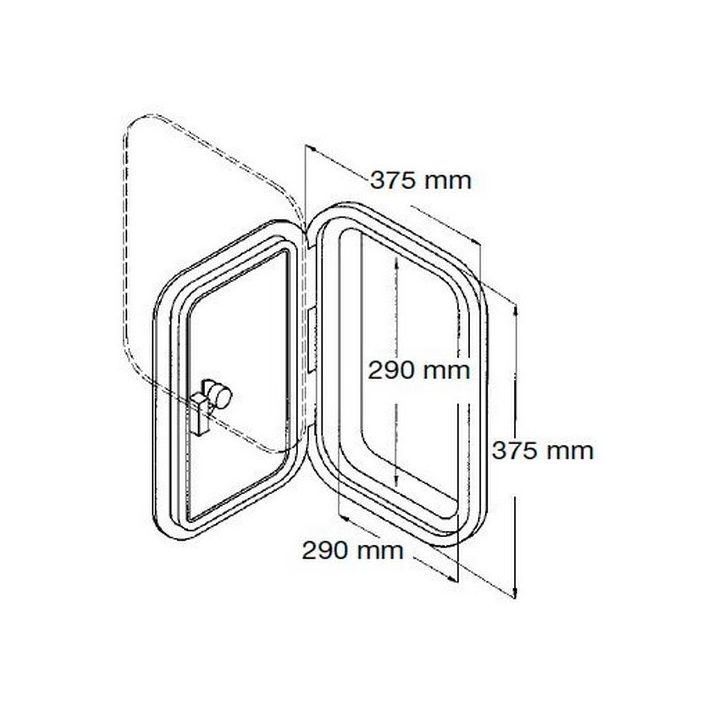 TRAPPE DE VISITE 375x3758MM