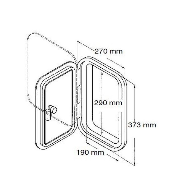 TRAPPE DE VISITE - 270x373MM