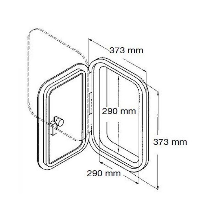 TRAPPE DE VISITE - 374x374MM
