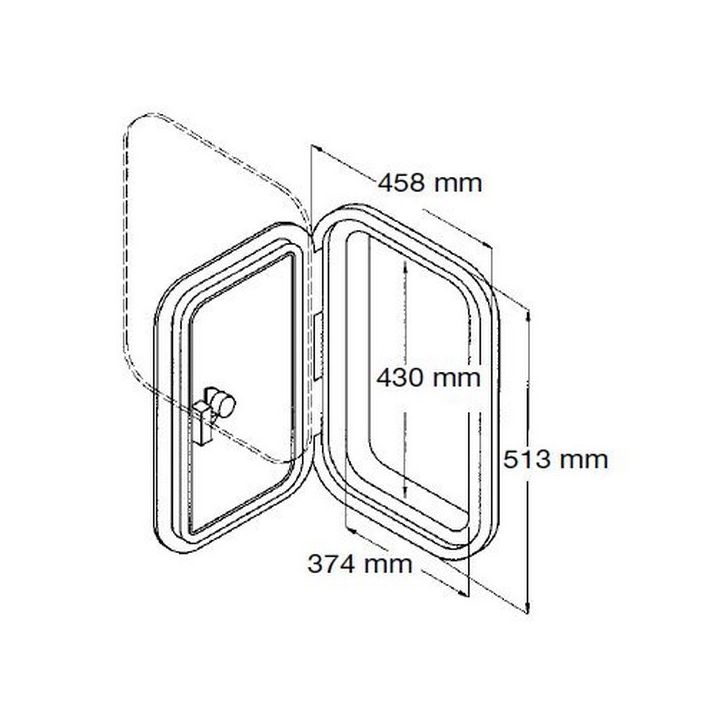 TRAPPE DE VISITE - 459x514MM