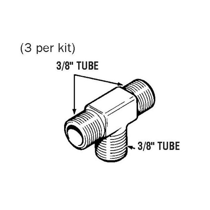 TE 3/8"x3/8"x3/8" (x3)