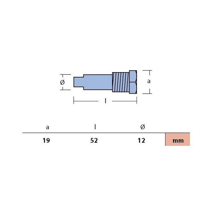 ANODE BOUGIE+BOUCHON YAMAHA