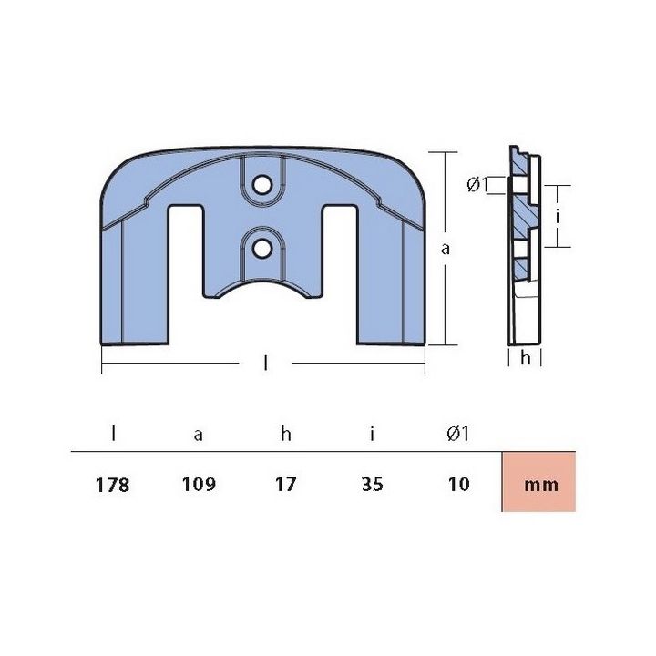 PLAQUE ANTI-CAVITATION