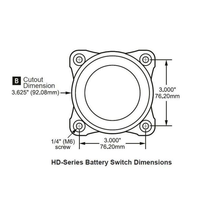 COUPE BATTERIE ON/OFF SERIE HD