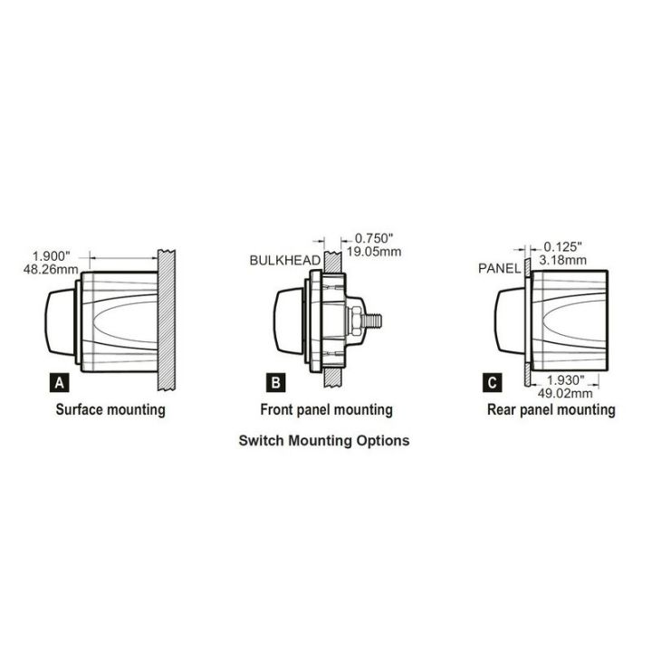 COUPE BATTERIE SERIE M SELECTOR 4 POSITIONS