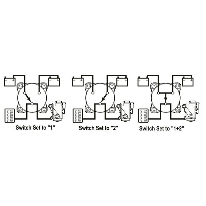 COUPE BATTERIE SERIE E 4 POSITIONS