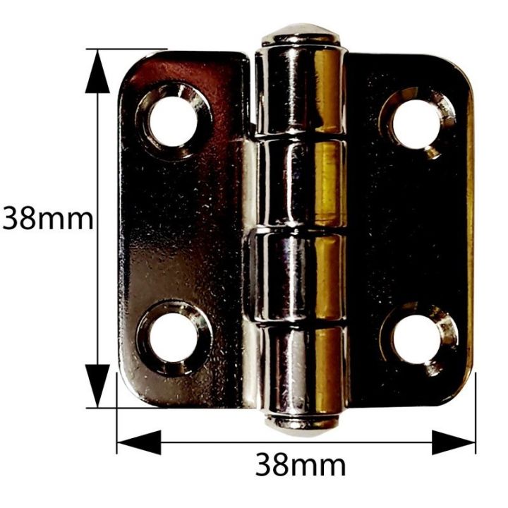 CHARNIERE INOX 35x38MM
