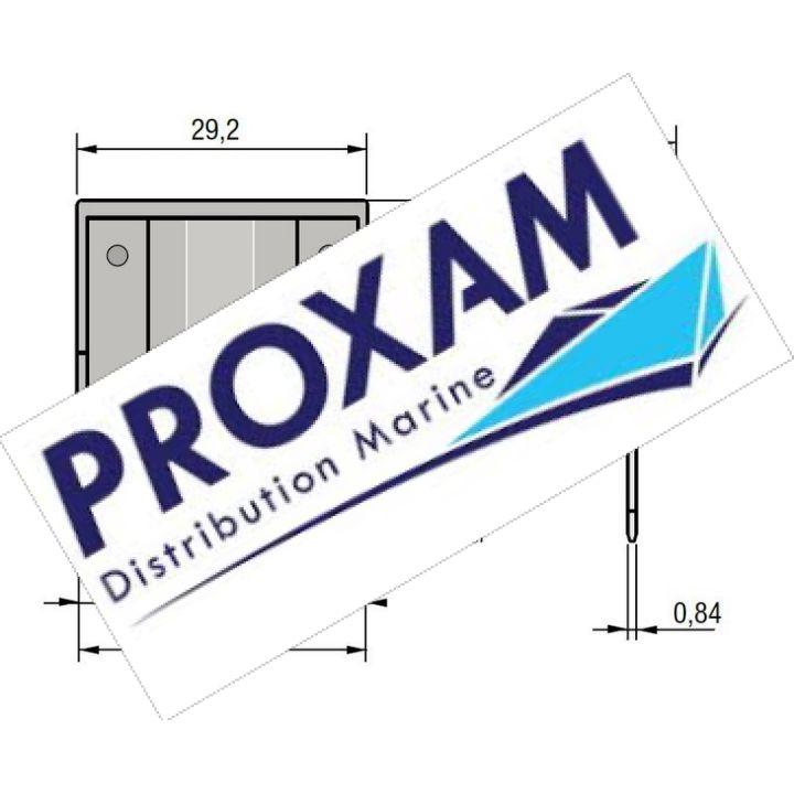 PORTE FUSIBLE VOLANT AVEC COUVERCLE 60A MAX