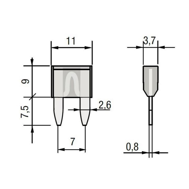 ASSORTIMENT 4 FUSIBLES ATM 11x16MM 5/10/15/30A