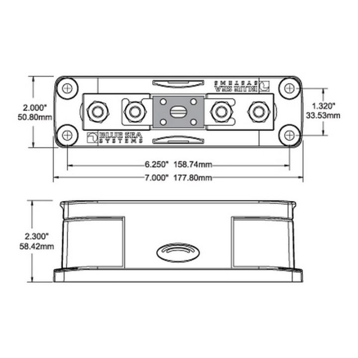 PORTE FUSE 35-750A 178x51x58MM