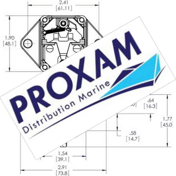 DISJONCTEUR BUSSMANN 285 ENCASTRE 80A