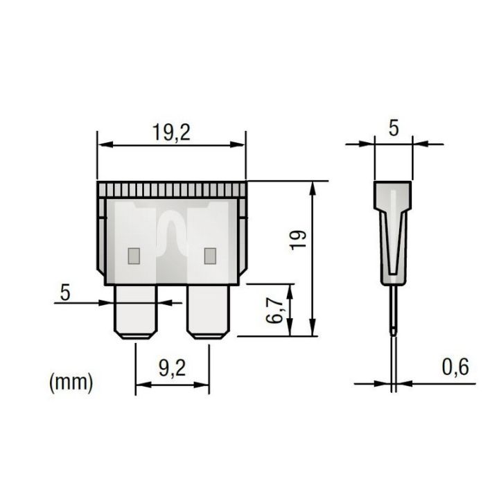 FUSIBLE STD ORANGE 40A (BTE 6)