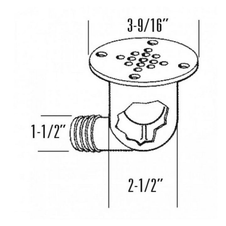 VIDE VITE COUDE BLANC